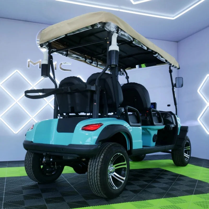 Golf Cart Long Range Lithium Battery Electric 60/72v Travel Electric Cart Club Car Golf Carts  For Sale