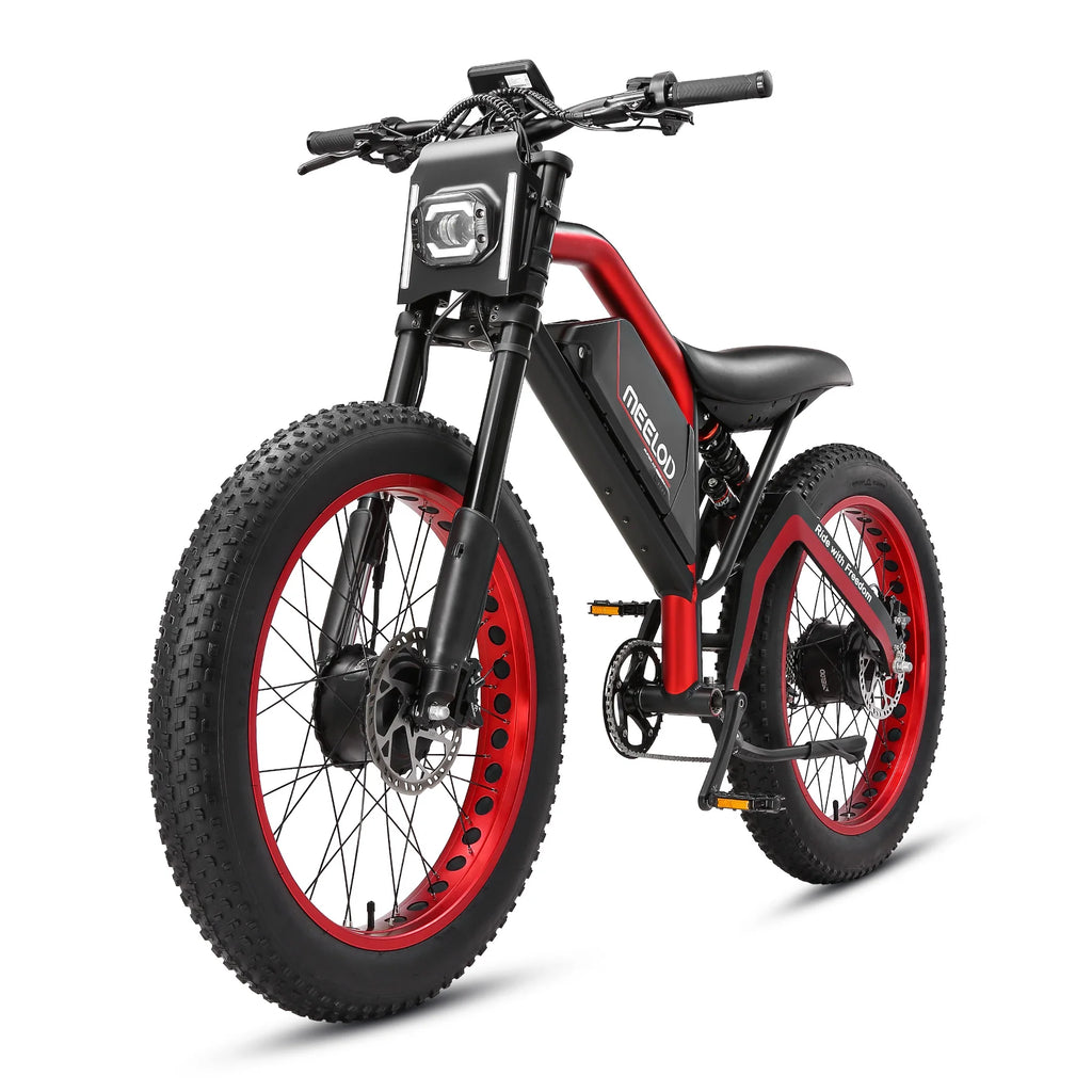 MEELOD XT600DL  adult E-bike 1000W*2 52V25Ah battery commute Electric Bike,26-inch Fat Tire E-Mountain bike