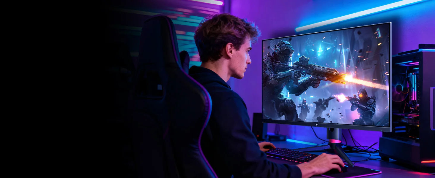 32 Inch 4K Gaming Monitor, 165Hz UHD (3840x2160P) Fast IPS Screen, 1ms (MPRT), Adaptive Sync, 3000:1 Contras