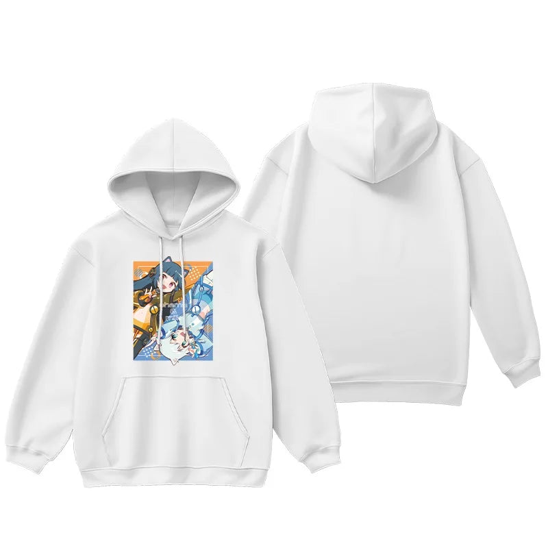 Maimai Dance Cute Unisex Sweatshirt Game Themed Clothing Autumn Winter Standard Fit Printed Casual Shirt for Boys And Girls