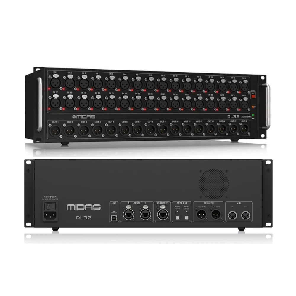 Midas DL32 Digital Snake 32-input Stage Box For Live Show Professional Audio Mixer Sound System