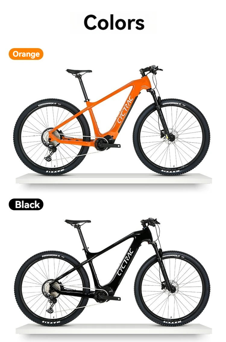 Top Quality Carbon Electric Bike Bafang M510 Mid Motor 250W Mountain Bicycle 29 Inch EMTB With Hidden Battery For Men
