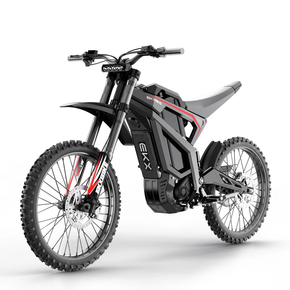 EKXBike M1 Adult Electric Motorcycle 16.8KW Peak Mid-Motor 72V/50AH Removable Battery 100KM/H Off-Road E-MTB
