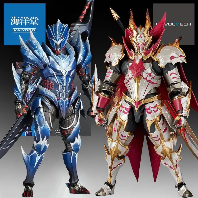 KAIYODO Genuine Revoltech Anime Figure  Lunagaron & Malzeno Action Figure Toys for Boys Kids Gift Collectible Model Ornaments