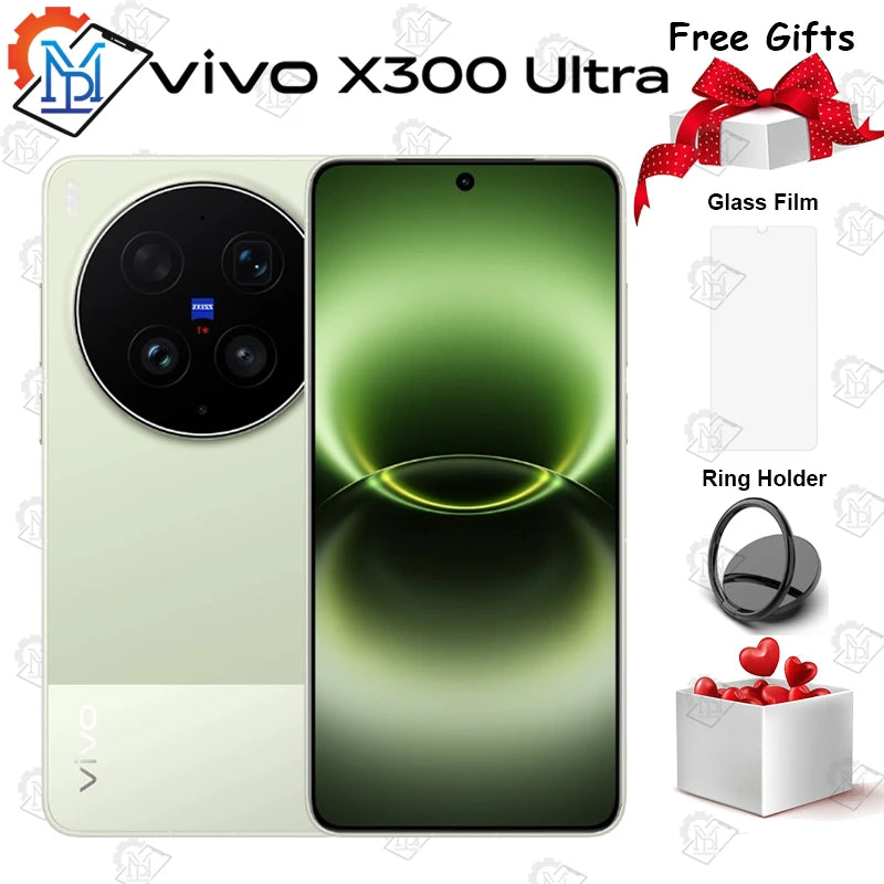 Original Vivo X300 Ultra 5G Mobile Phone Android Phone 6.7Inch AMOLED 100W Charge IP68 Waterproof Unlocked Smartphone