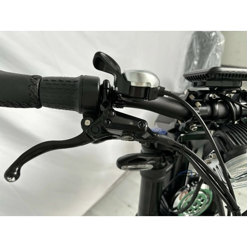 SXLL Electric City Bike 72v5000 Remote Bike with custom fat tires for daily work