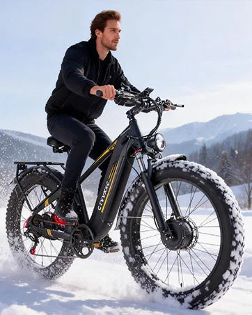 8000W Dual Motor Electric Bike for Adults, Ebike 55 MPH, 52V 30AH, E-Bike 120Miles, 26'' Fat Tire All Terrain E Bike for Men Wom