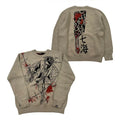 Heavyweight Anime Character Y2K Style Oversized Knitted Sweater Couple Loose Autumn Winter Overhead Knitted Pullover