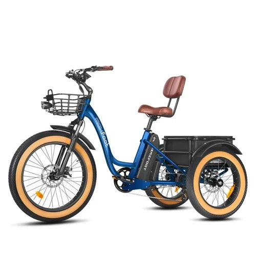 E-310 Plus Folding Electric Trike 750W 48V 20Ah 3 Wheel E-bikes
