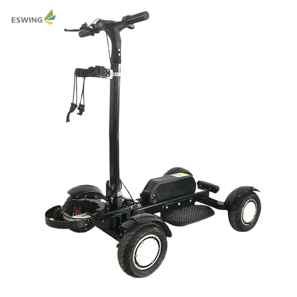 Factory Hot Selling Folding  4 Wheel Electric Golf Scooter with Bag Holder Cart Scooter Golf Carts Electric
