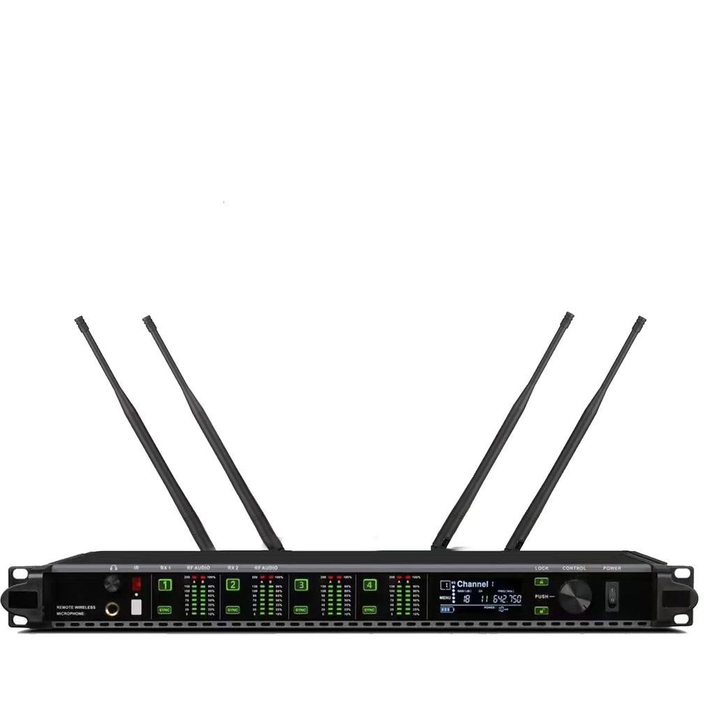 KSM9 4xBeta58 Handheld Wireless Microphone AD4Q UHF System 4x100 Channel Stage School Chapel Karaoke Sing Vocal Set