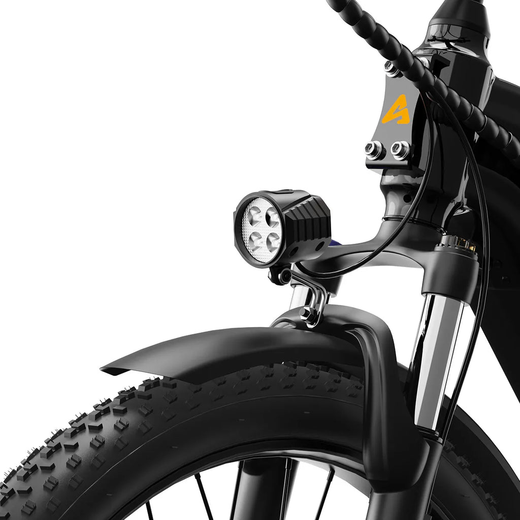 20'' Fat Tire Electric Bike 1100W Peak Motor 48V E-Bike 28MPH Mountain E Bicycle