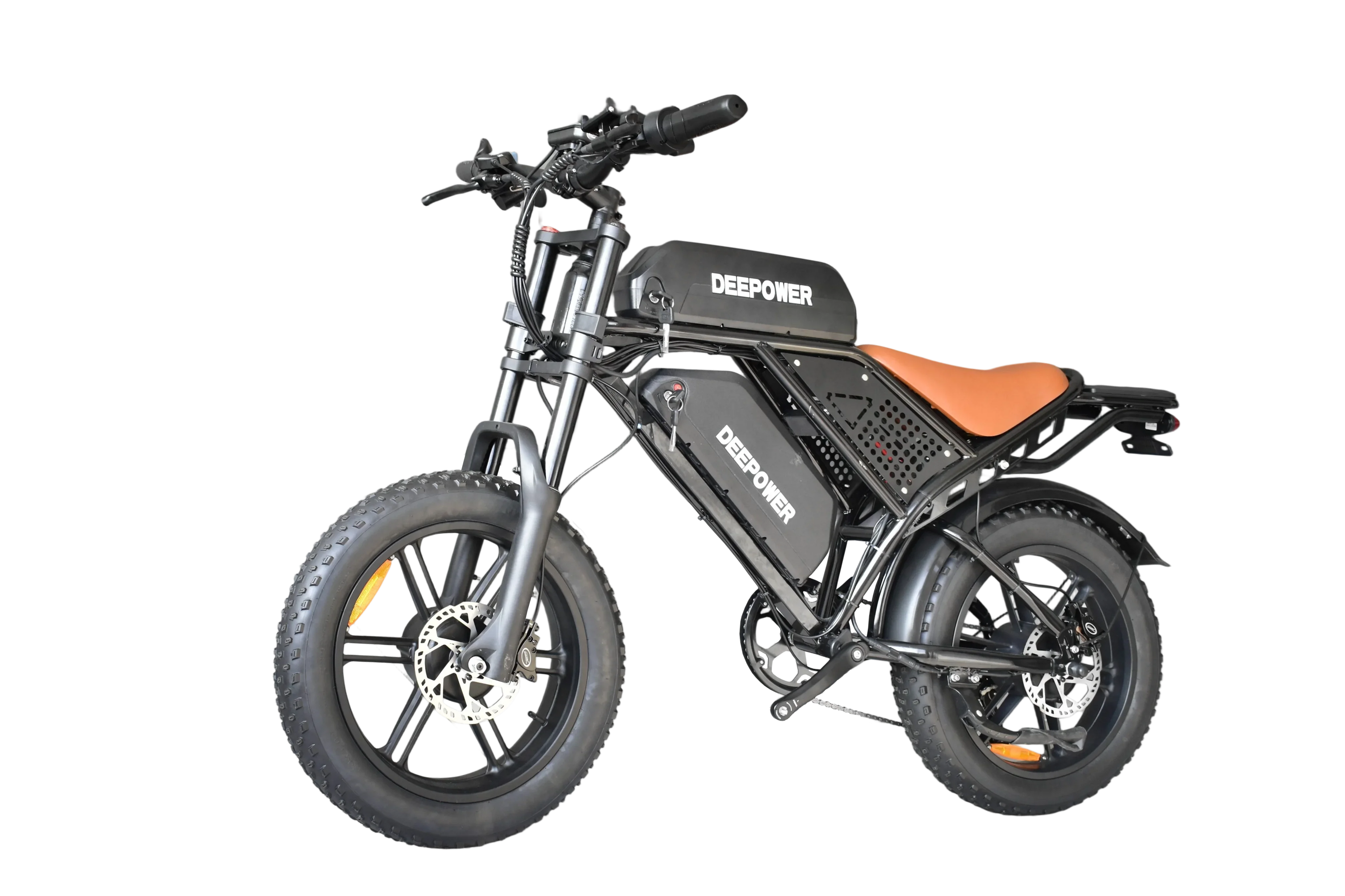 Electric BicycleS8 3500W Powerful motor 48V60AH lithium battery Mountain adult Electric Bike Disc Brakes 20 Inch Fat Tire E-bike