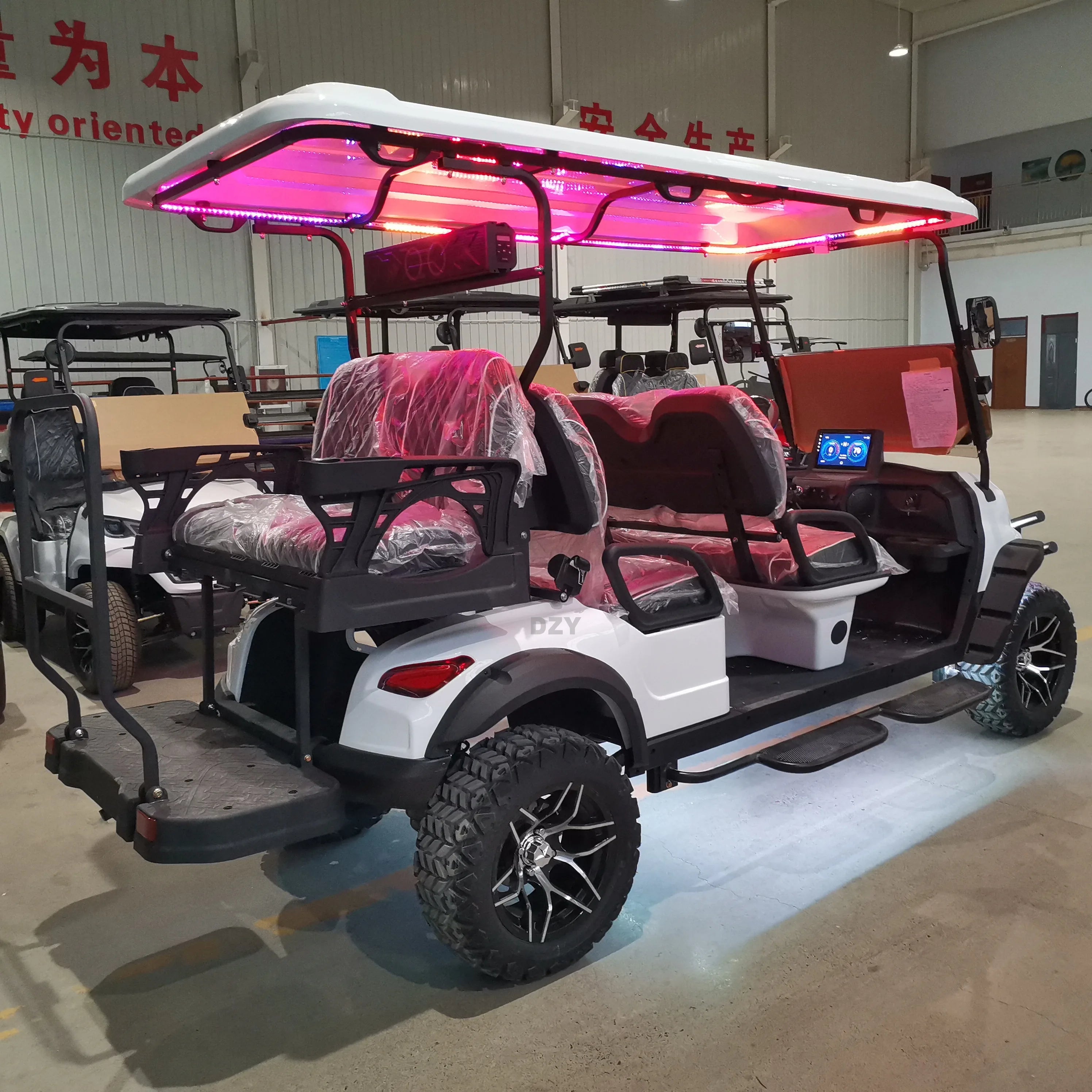 2026 electric golf cart OEM hunting carts new design customizable golf course cart luxury street legal electric sightseeing cart