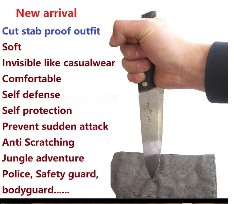 Anti Knife Safety longPants Self Defense Long Pants Stab Cut Resistant Clothing Stealth Knife Proof Trousers Stab-proof Anti-cut