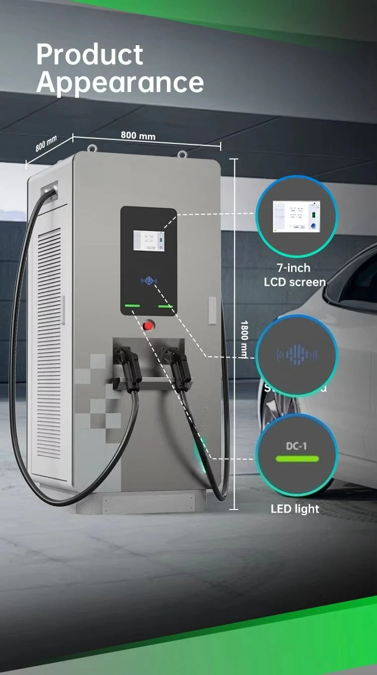 OCPP1.6J Fully Functional Test Passed Car Charger Fast Ev Charger Station New Energy Vehicle Charging Station EV Charger