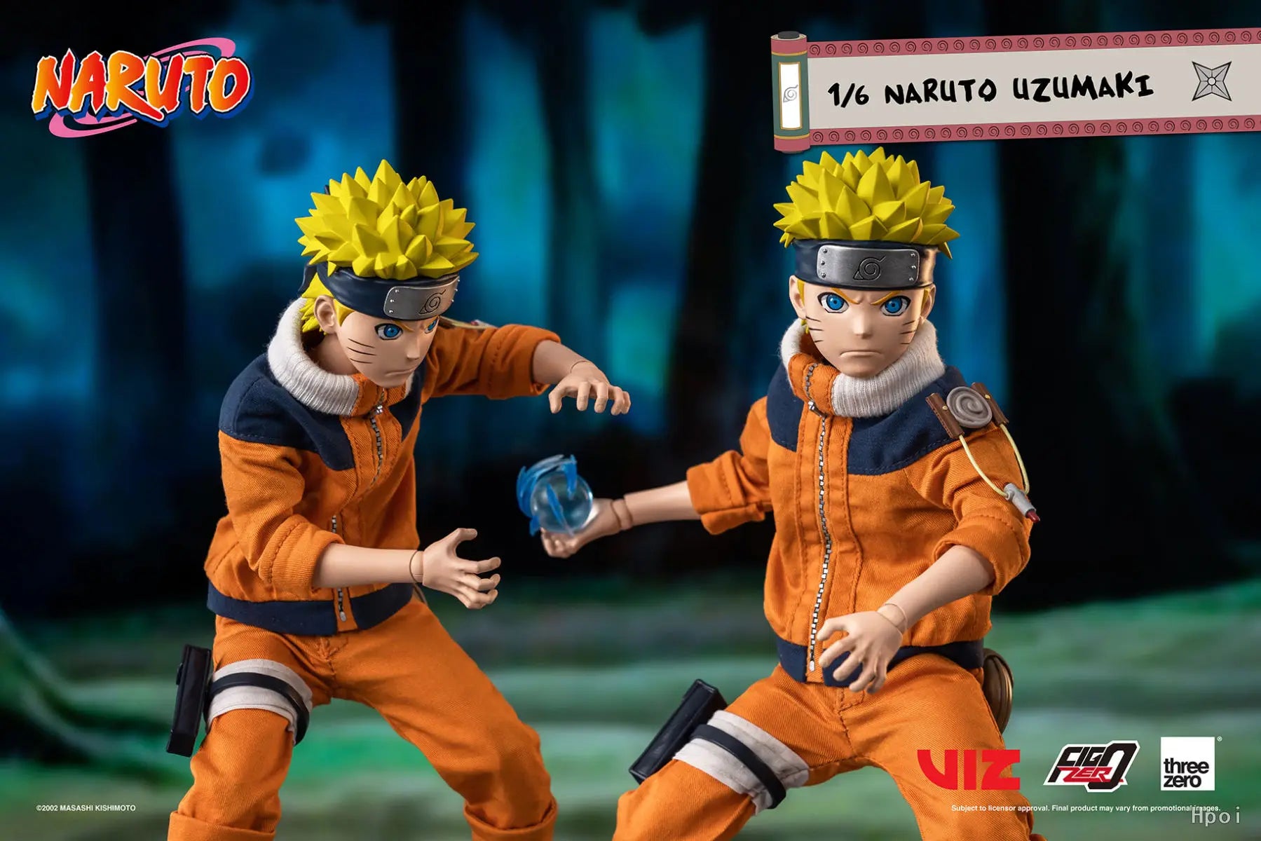 Threezero Genuine FigZero Series Naruto Uzumaki Kakashi Hatake Uchiha Sasuke Japanese Anime 1/6 Scale Action Figures Model Toys