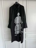 TOP-YAMAMOTO is a niche designer brand of mid-length windbreakers with original design buttons and blended coats