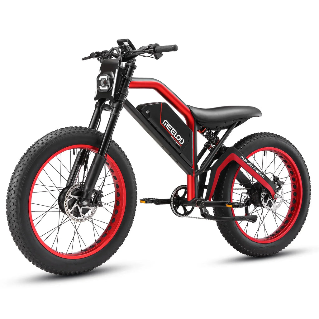 MEELOD XT600DL  adult E-bike 1000W*2 52V25Ah battery commute Electric Bike,26-inch Fat Tire E-Mountain bike