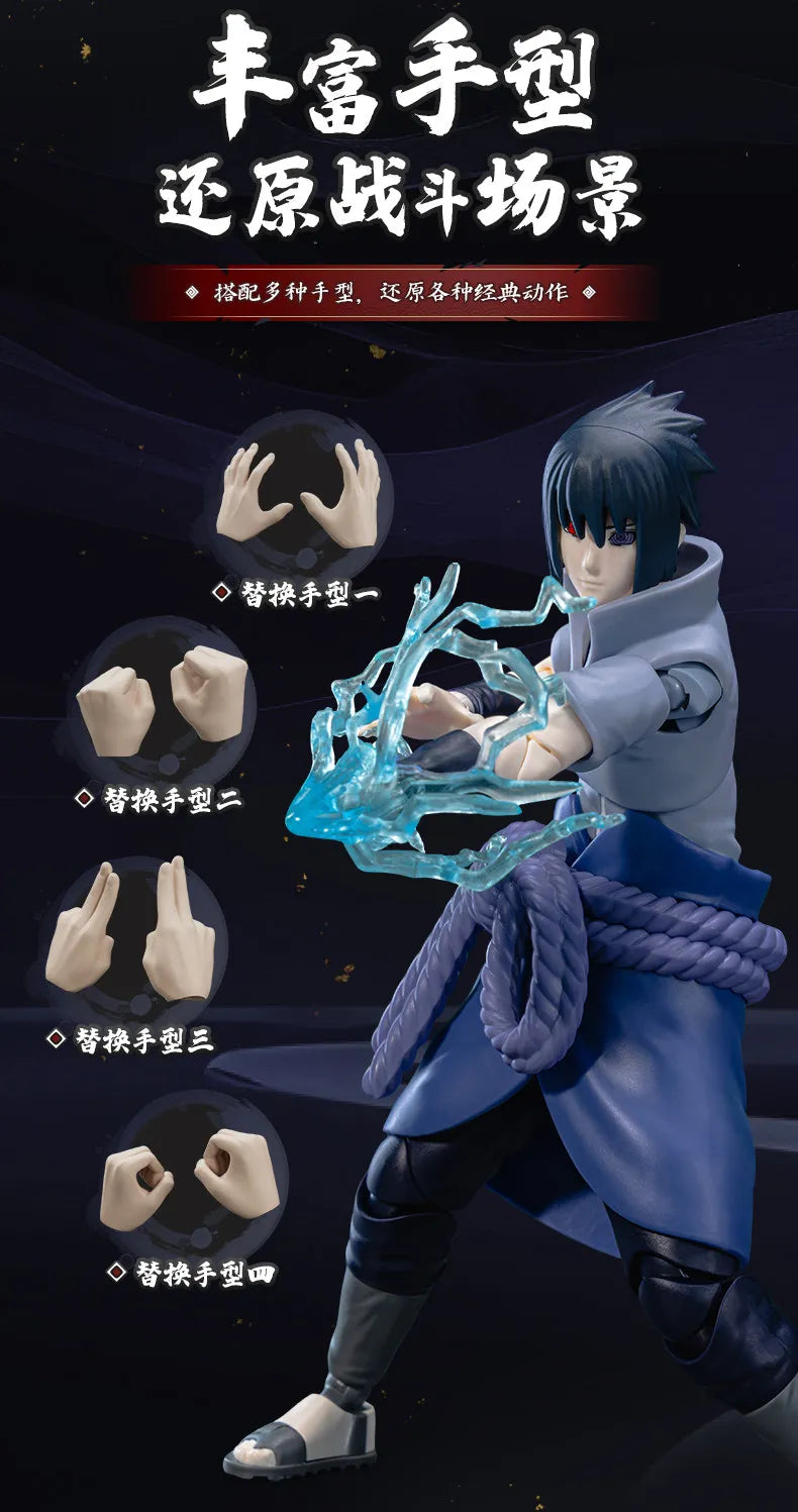 Blokees Naruto Action Figures Naruto Uzumaki Kurama Sasuke Uchiha Minato Namikaze Assembly Model Champion Class Anime Toys Gift