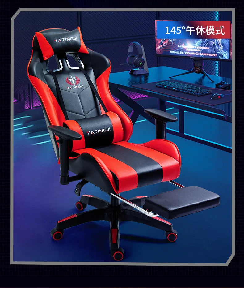 Rgb Leather Ergonomic Computer Chair Office Anji Gamer Pc Racing Game Scorpion Wholesale Gaming Chair Fabric and Table Chairs