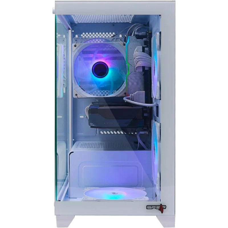 Gaming PC – Core i5-14400F, RTX 5060 8GB Triple-Fan, 32GB DDR5, 1TB NVMe SSD 3300MB/s, 600W PSU, ARGB mATX Case with 4 ARGB Fans