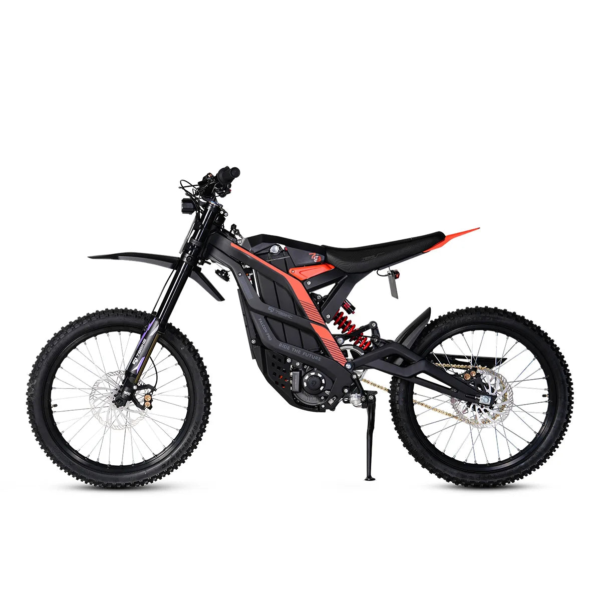 All-Terrain High-Speed Electric Dirtbike With 10000W Central Motor Full Suspension Aluminum Alloy Frame Lithium Battery