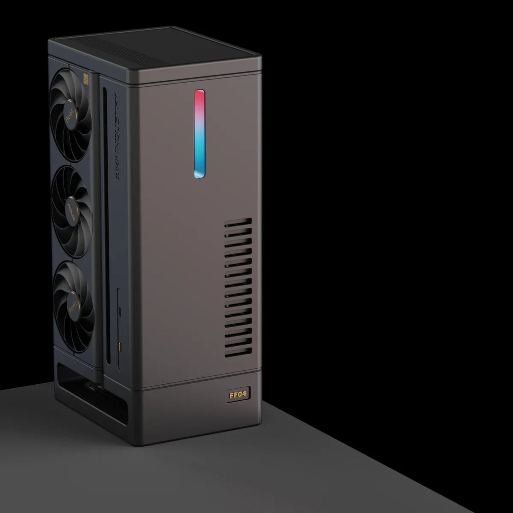 CNC ALLUMINIUM XIKII INDUSTRY ProArt FF04 ITX Gaming Case PC Vertical Under 10 Liters COMPUTER CASES ONLY