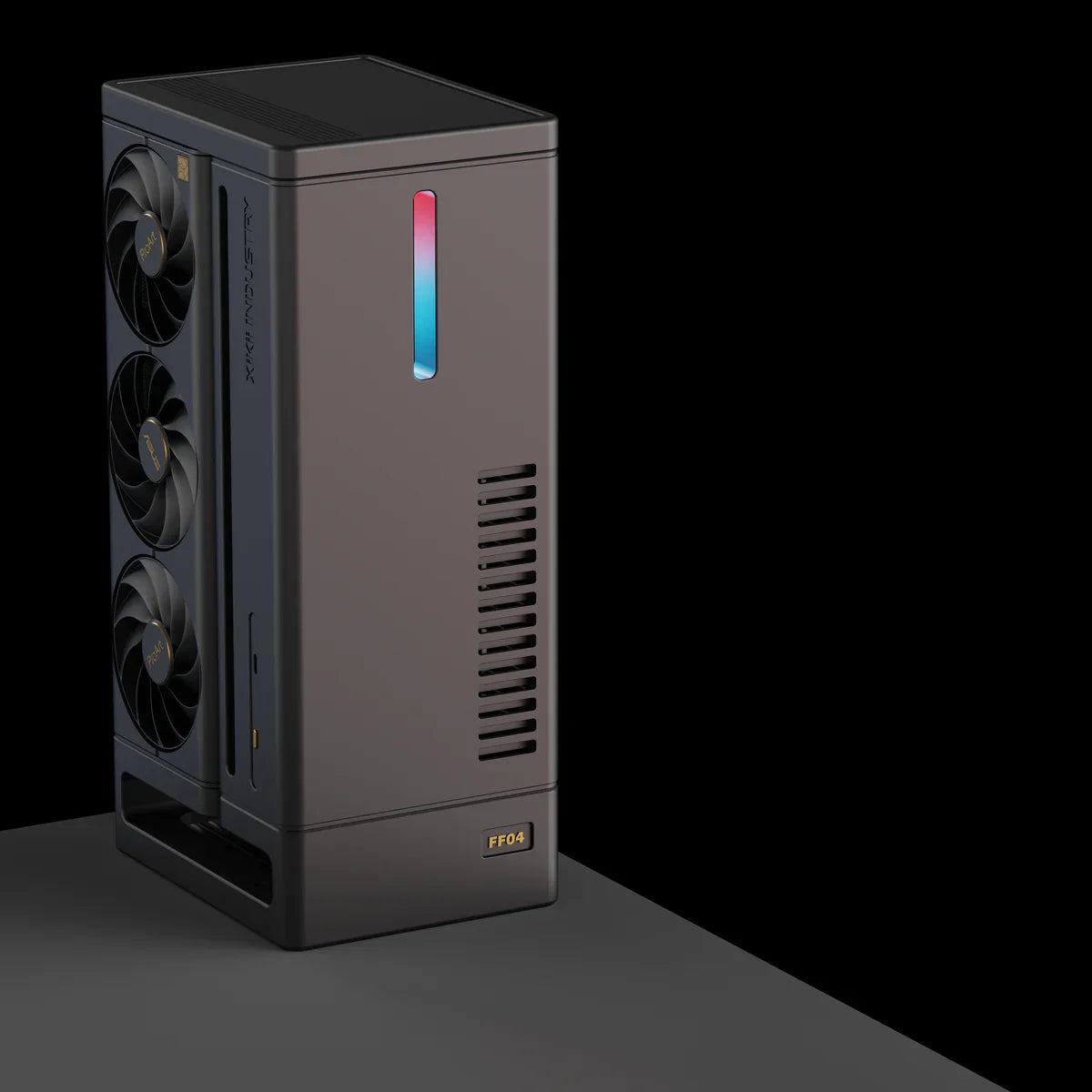 CNC ALLUMINIUM XIKII INDUSTRY ProArt FF04 ITX Gaming Case PC Vertical Under 10 Liters COMPUTER CASES ONLY