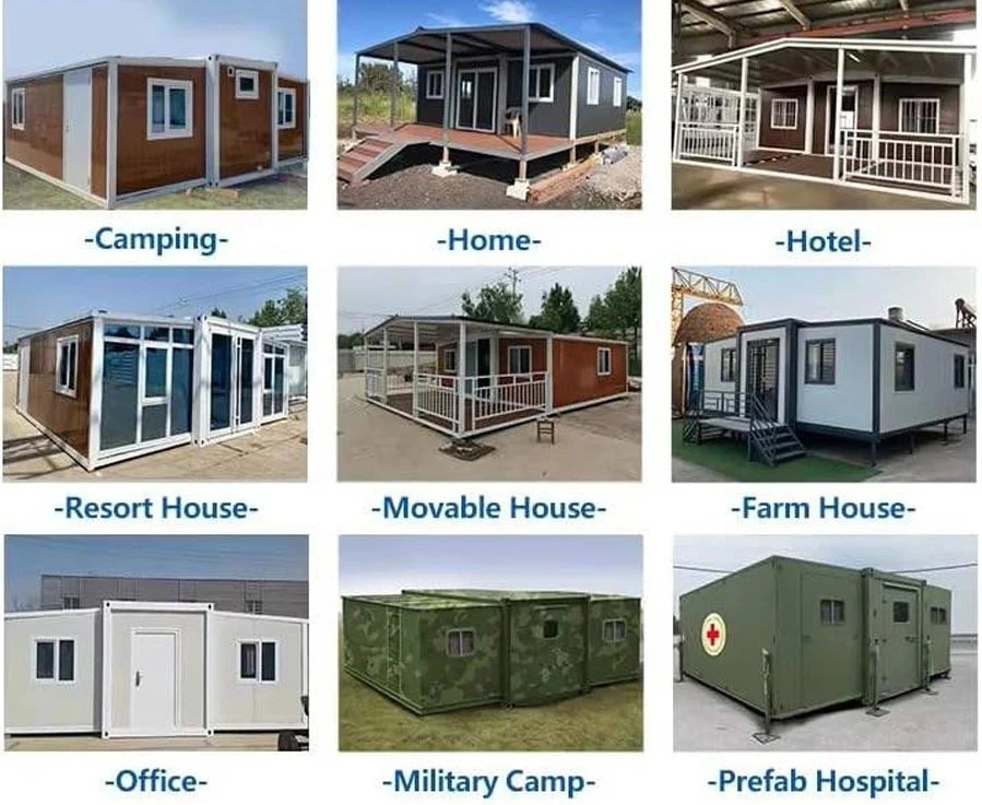 Wholesale China 20 FT 40 ft Movable Foldable House Prefab Collapsible Container Modular Homes Expandable Folding Container House