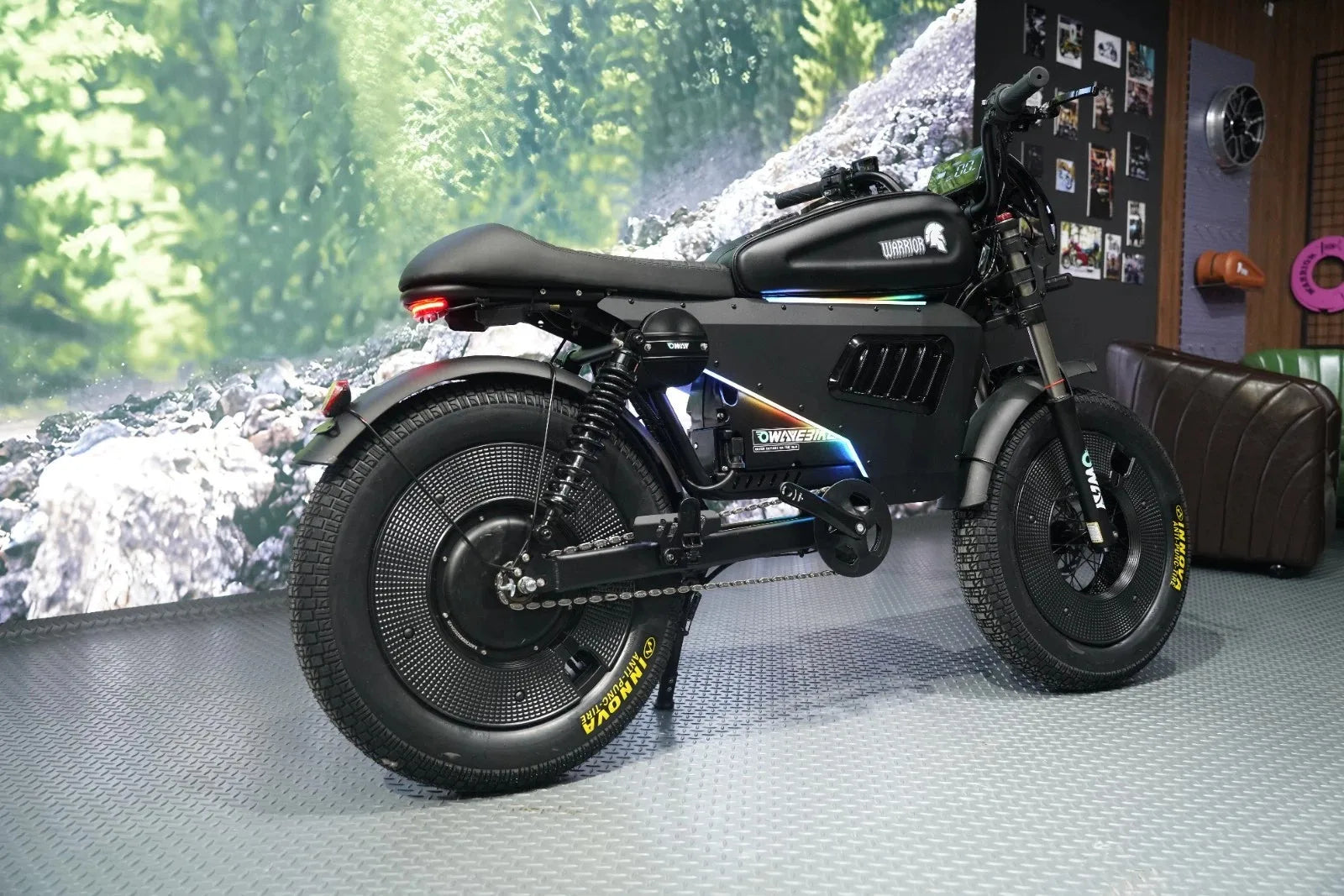 3000W Electric Motorcycle 60V 45AH E-bike 20*5" Fat tire OWAYEBIKE SK-1 Ultra