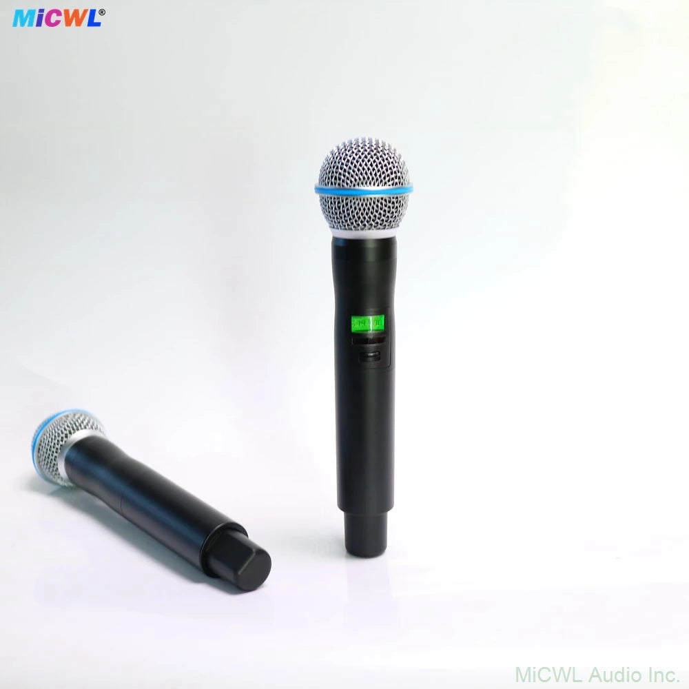 KSM9 4xBeta58 Handheld Wireless Microphone AD4Q UHF System 4x100 Channel Stage School Chapel Karaoke Sing Vocal Set
