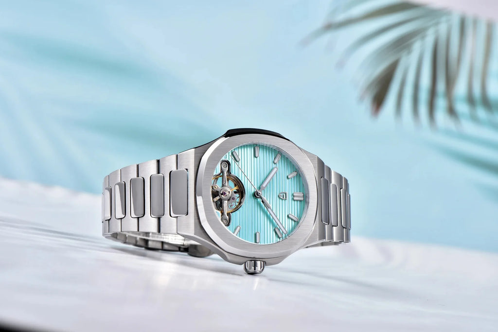 PAGANI DESIGN PD-YS025 New Automatic Men's Watch Full Stainless Steel Mechanical Wrist Watch for Men, Sapphire Dial Glass