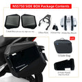 Suitable for Honda Forza 750, motorcycle side cases, quick-release & quick-install, OEM mold, no-drill & damage-free installatio