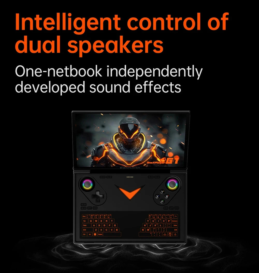 OneXPlayer G1 8.8" AMD Ryzen AI 9 HX 370 Handheld Gaming Console 2-in-1 Laptop Portable UMPC with Magnetic Keyboard