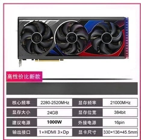 RTX 4070 4080 4090 Graphics Cards 24GB PC Gaming Nvid Ia Gpu 3060 Vga Graphic Card 4060 Placa De Video Computer