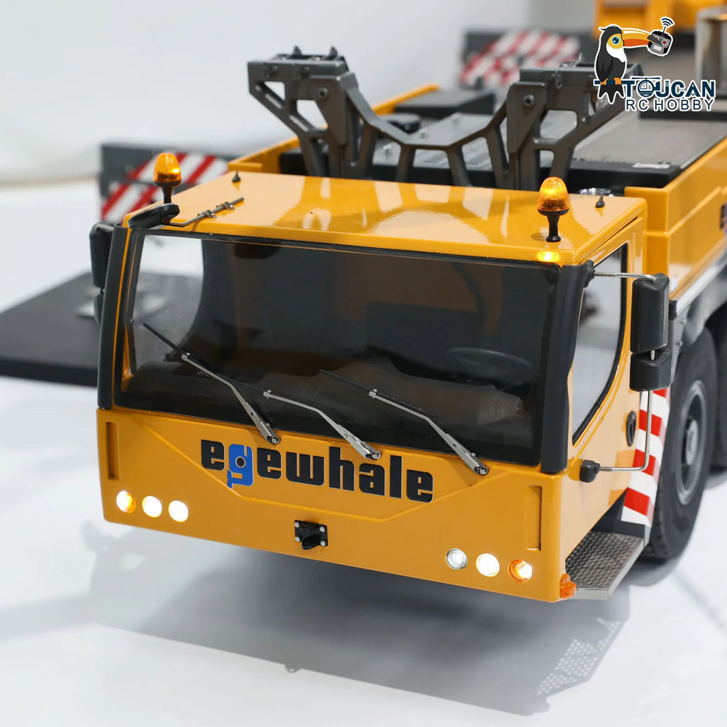 Eyewhale 1/14 LTM1350 6 Axles Heavy Cranes Truck RC Hydraulic Mobile Giant 5M Length Crane Cars Vehicle Toys for Adults TH23733