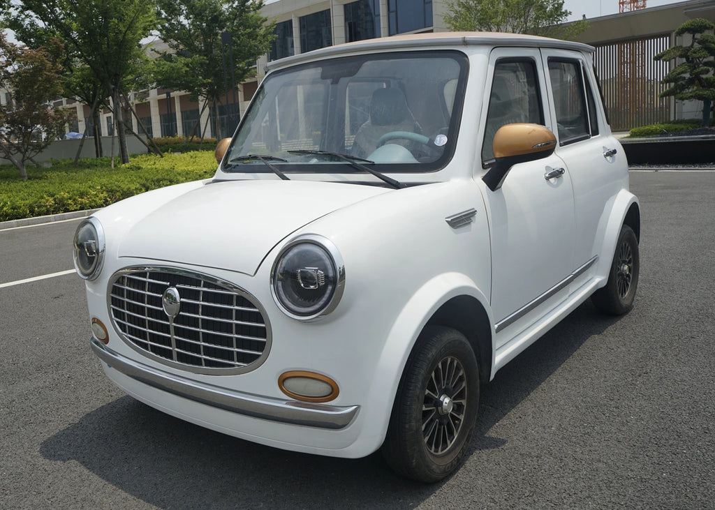 Retro low-speed four-wheeler electric car adult new energy vehicle lithium battery electric vehicle