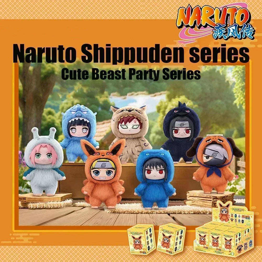 Original Eaki Naruto Blind Box Shippuden Beast Party Series Plush Doll Cute Hand-Made Custom Gift Ornaments For Men And Women