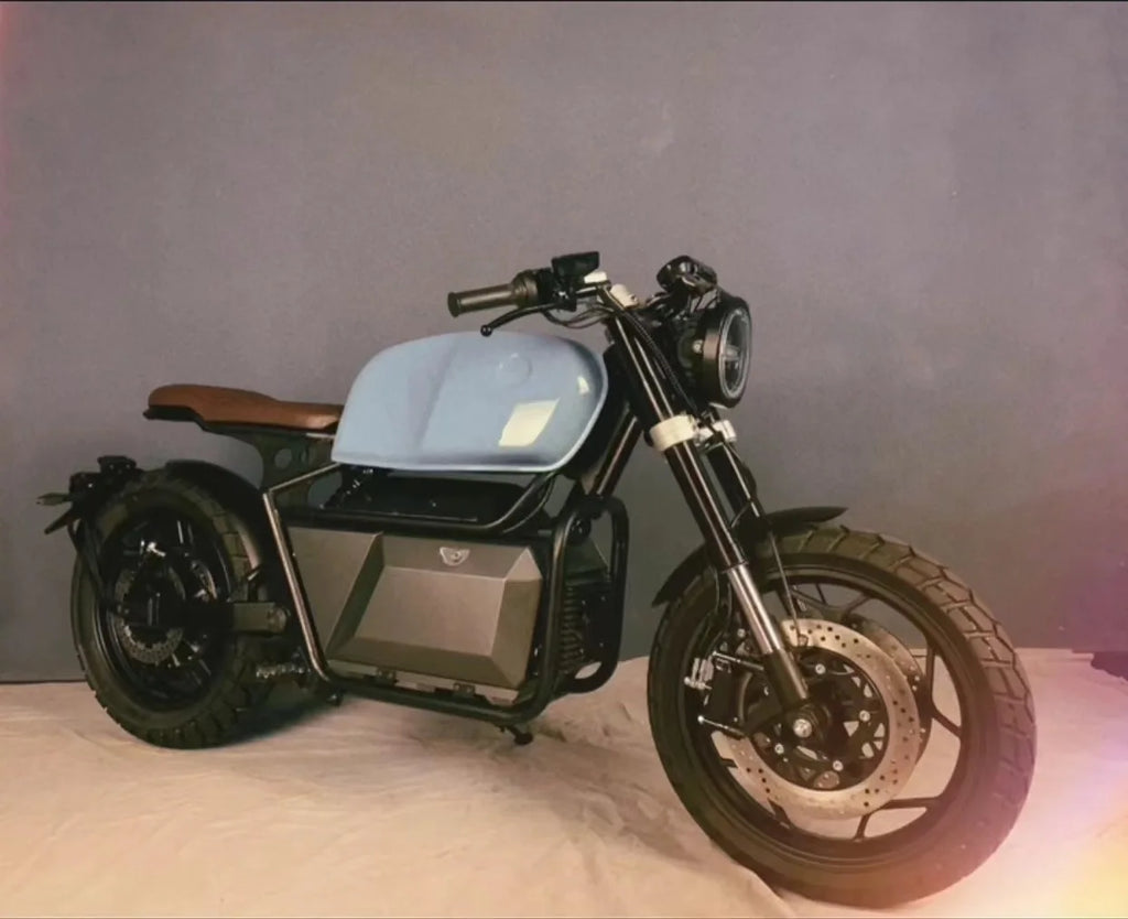 Wuxi Retro Electric Motorbike Adults 2000W 5000W Power Range 8000W Max 72V Lithium Battery EEC Certificate Off-Road Motorcycles