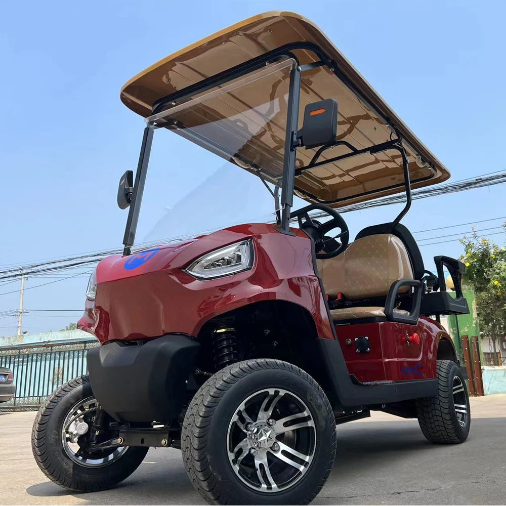 Top Sales Newest Adult 48V 60V 72V Electric Golf Buggy 4 Wheel 2/4/6/8 Seater Off Road Car Electric Golf Cart