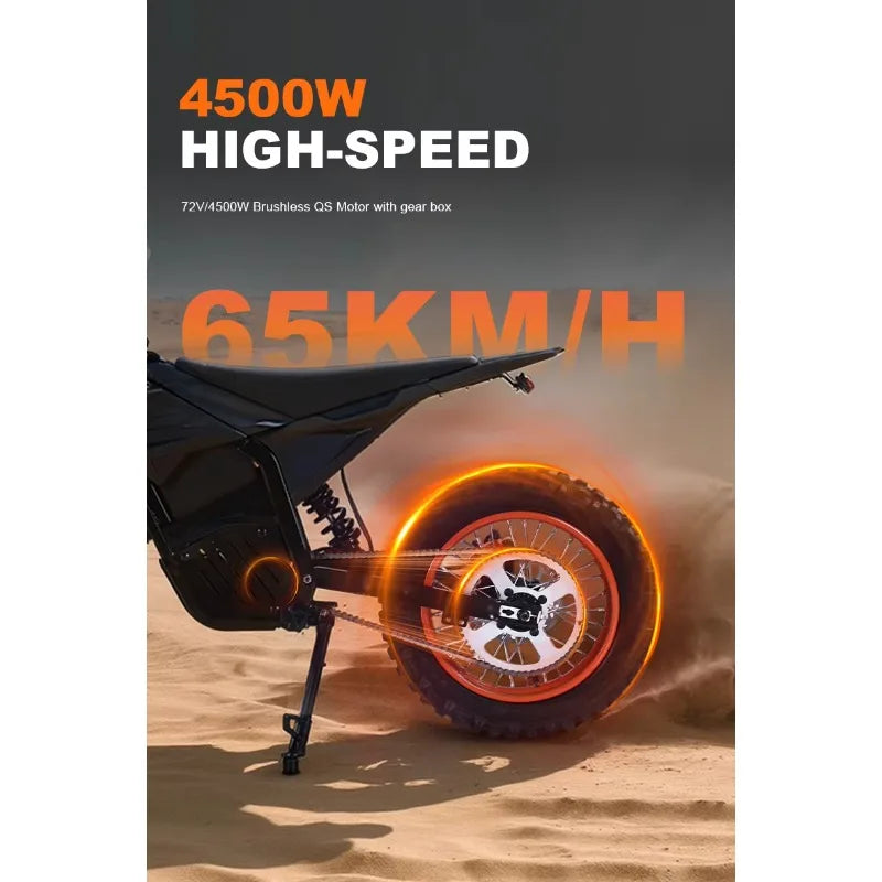 SXLL Electric 3000W 48V 21AH Battery Mountain Bike 14 '/12' Fat Tire Hydraulic Brakes Off-Road Motorcycle Brushless Motor 61-80