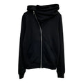 Autumn Zipper Design Black Hoodies Men's Women's Sportswear Jacket American Rock Hip Hop Street Wear Elastic Knitted Coats