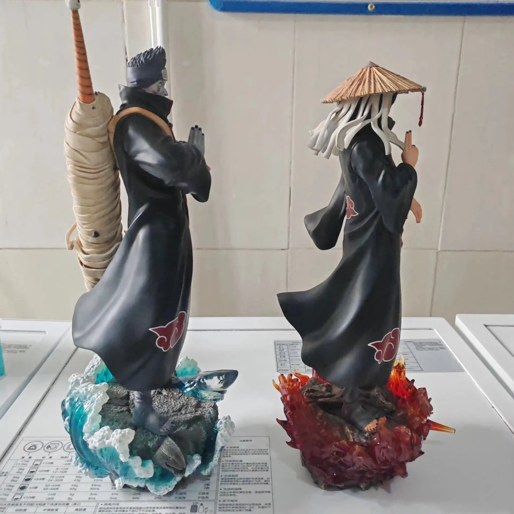 1/6 Naruto Hoshigaki Kisame Akatsuki Anime Figure Peripheral Resin Standing Posture Statue Decorate Ornaments Birthday Gift Toys