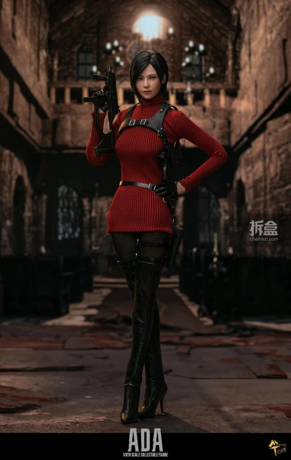 MT TOYS 1 \ 6 Action Figure Series Leon Scott Kennedy\Ada Wang Cheongsam Version Anime Action Figure Model Toys Movable Model