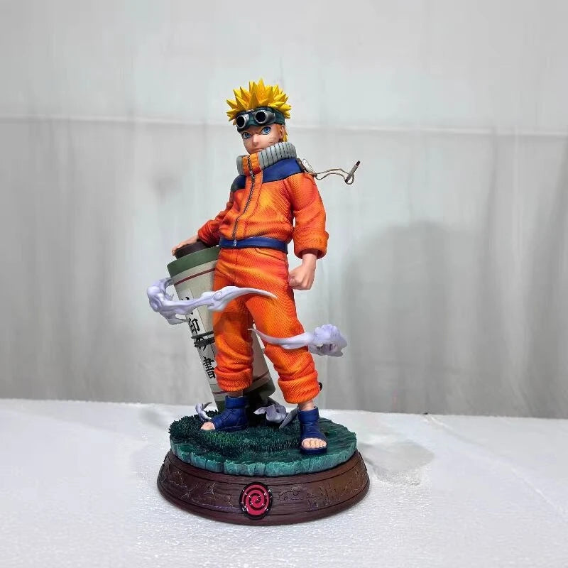 45cm NARUTOT Figure Uzumaki Naruto Uchiha Sasuke Standing Posture High-end Collection Model Customized Decorate Holiday Gift Toy