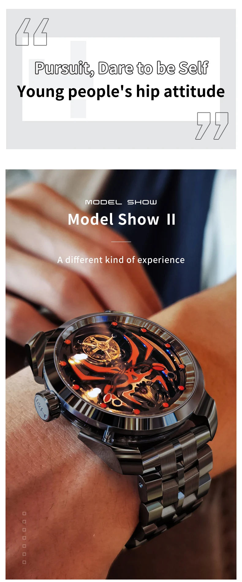 IDEAL KNIGHT 6802 Tourbillon Hollow Men Automatic Mechanical Watch Limited Edition Spider Dial HD Night Light Men Original Watch