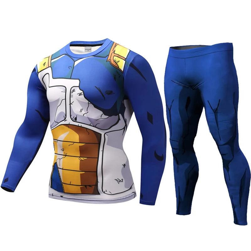Goku 3D Printed Pattern Compression Tights Pants Men Sweat pants Skinny Legging Trousers Male Vegeta Costume Long pants