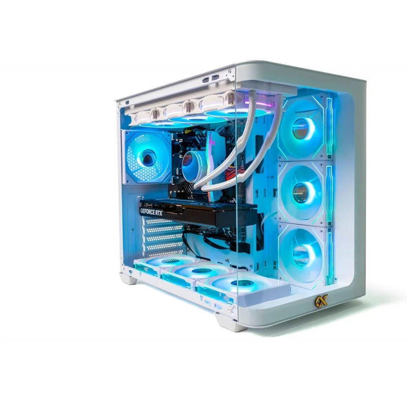 Gaming PC -, RTX 5080 16GB, 16GB RAM DDR5, 1TB M.2 SSD, 3 Fans Water Cooler, 7 Fans RGB Case (R7 7800X3D, 64 RAM)