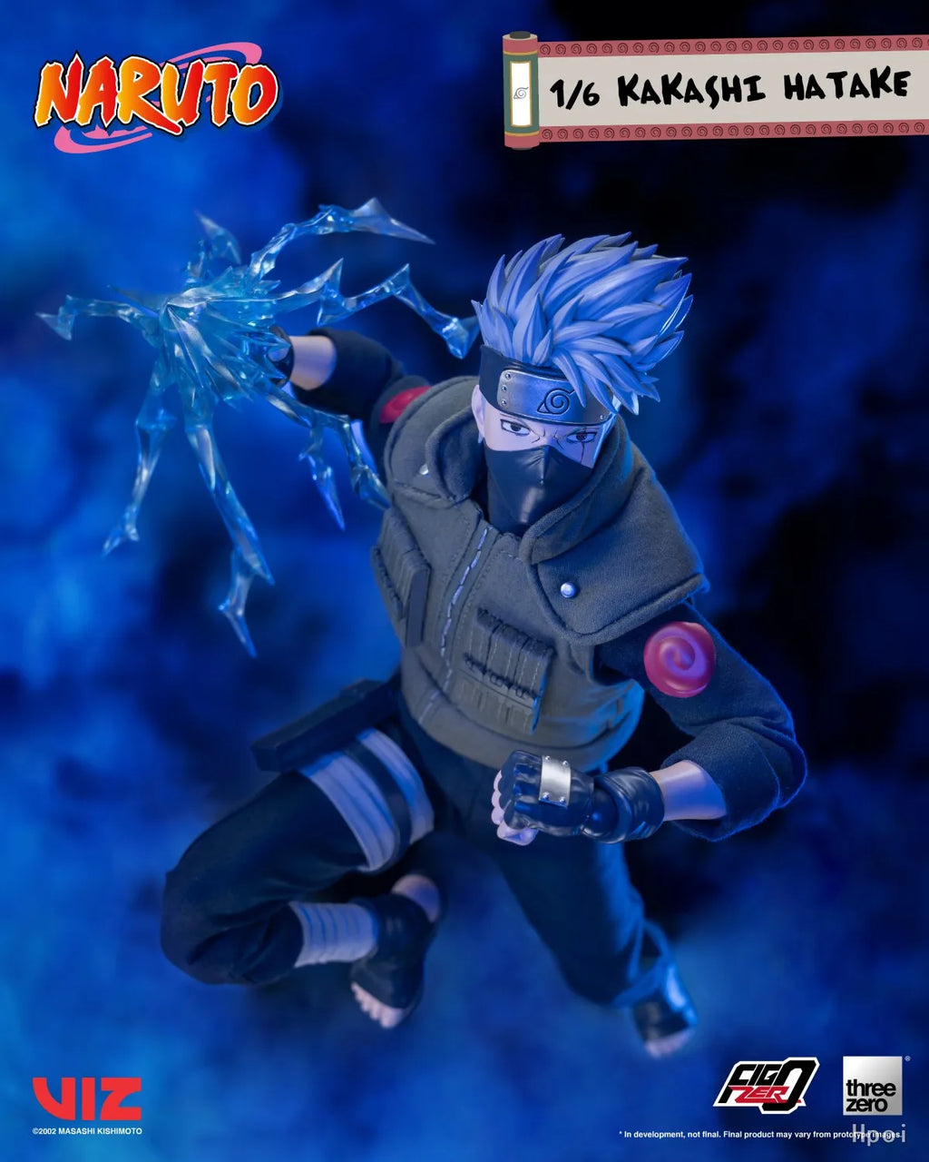Threezero Genuine FigZero Series Naruto Uzumaki Kakashi Hatake Uchiha Sasuke Japanese Anime 1/6 Scale Action Figures Model Toys